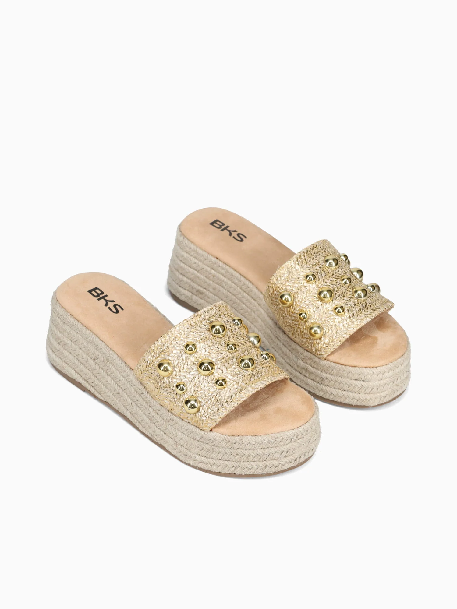 Beatrice Gold Raffia - Image 3