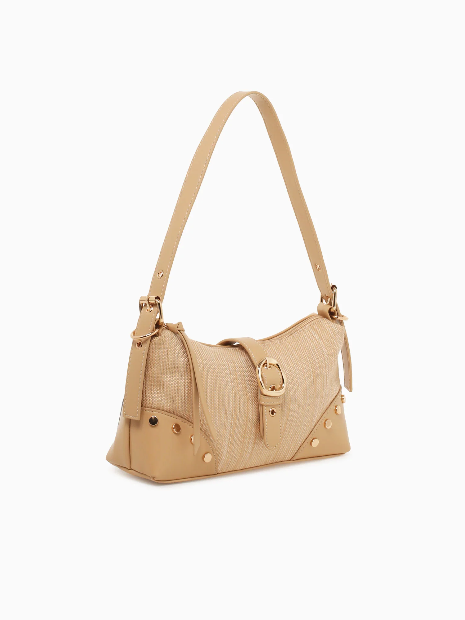 Belt Shoulder Bag Beige - Image 2