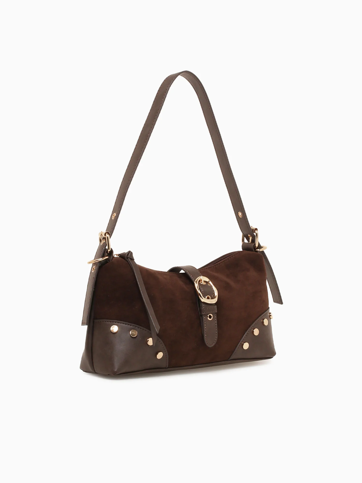 Belt Shoulder Bag Brown - Image 2