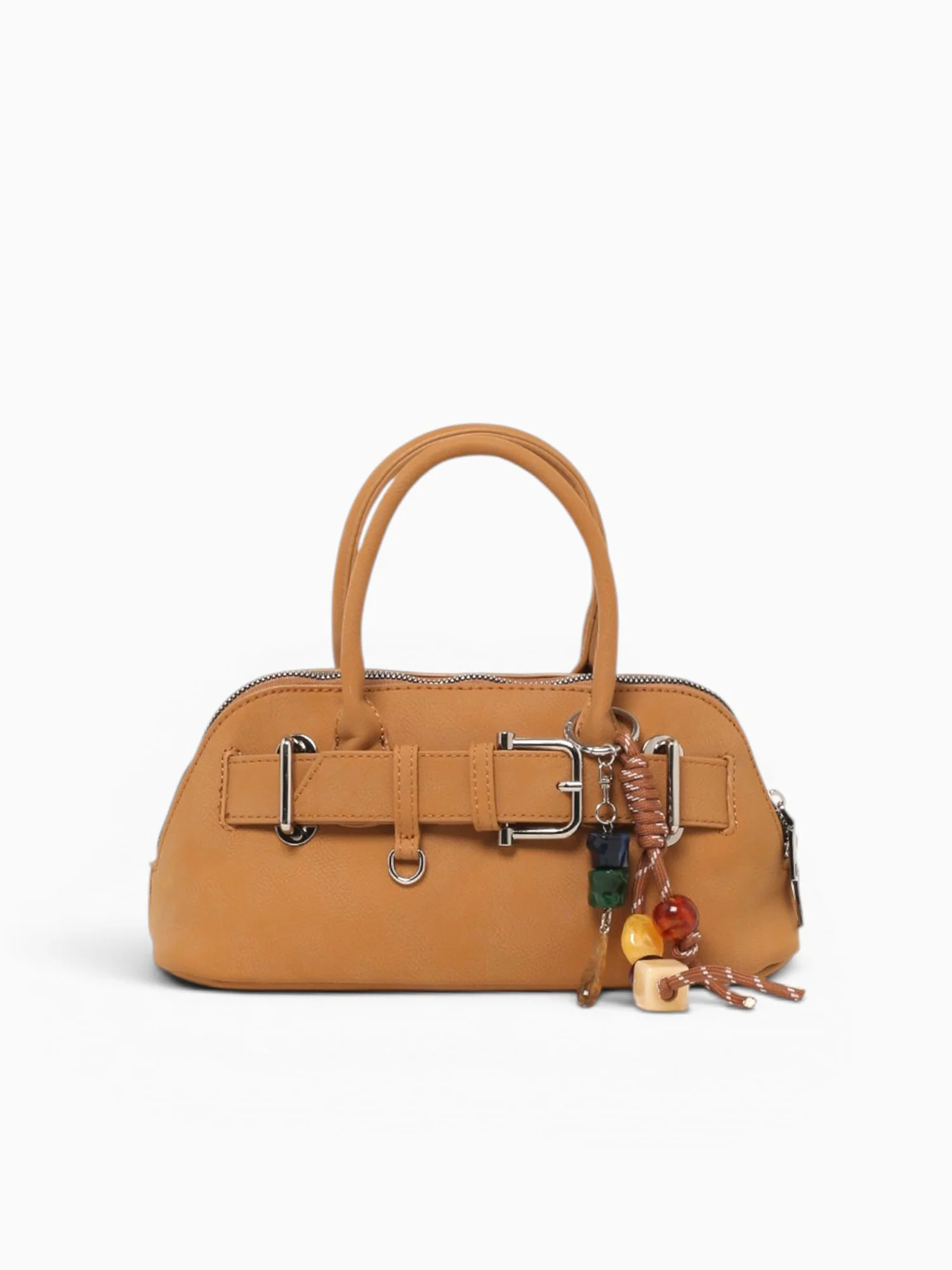 Belted Top Handle Amber Yellow