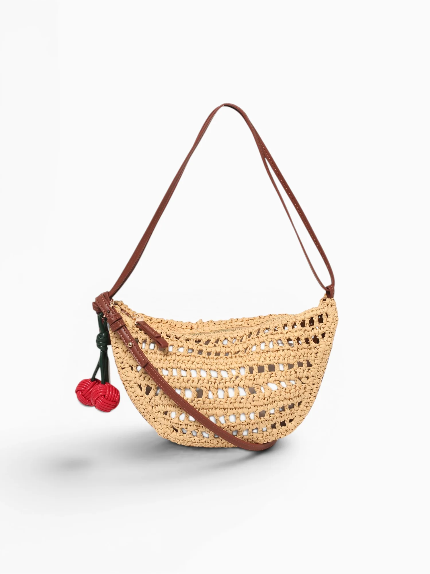 Blossom Shoulder Bag Beige - Image 3