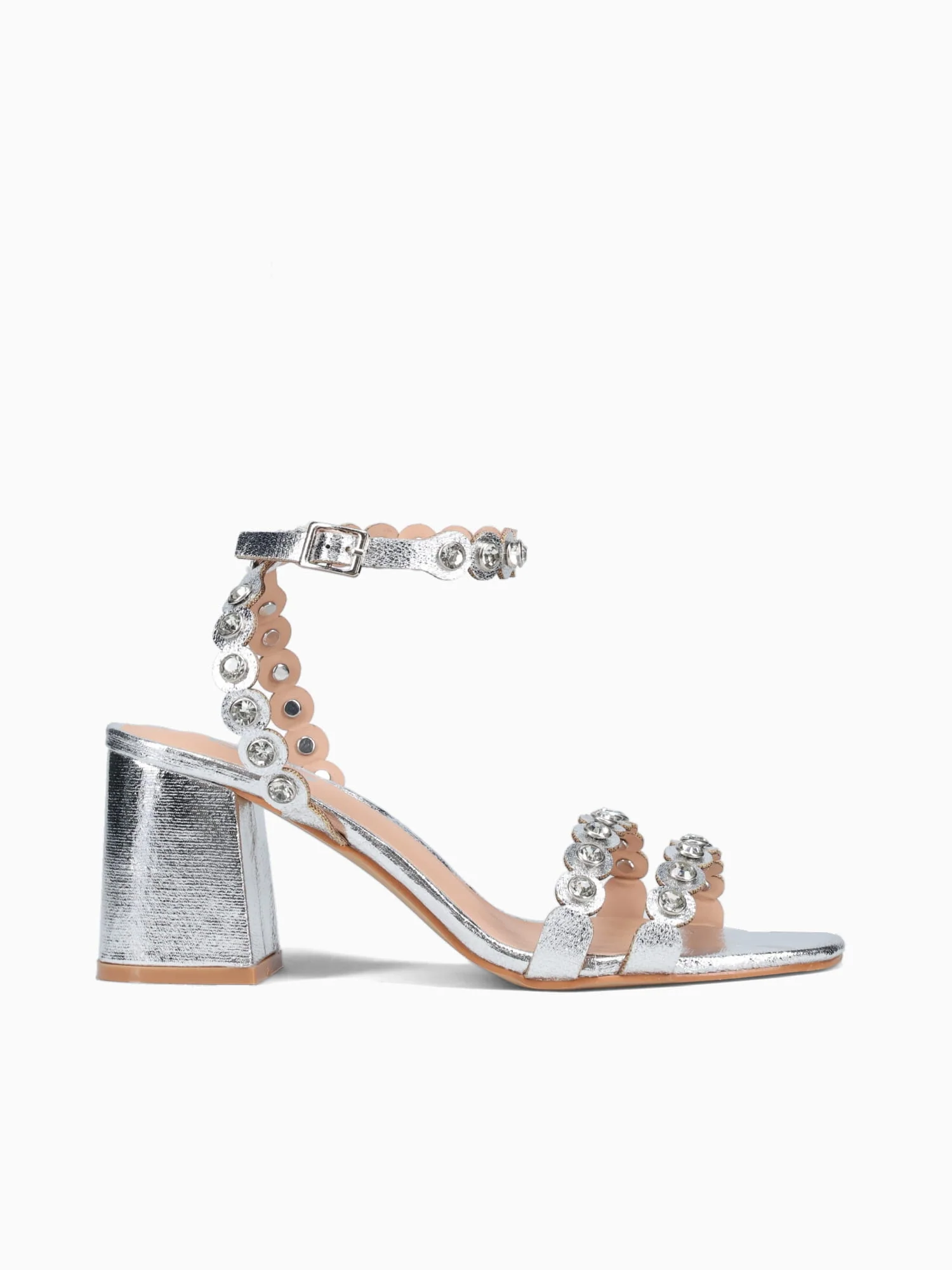 Breena Silver Metallic