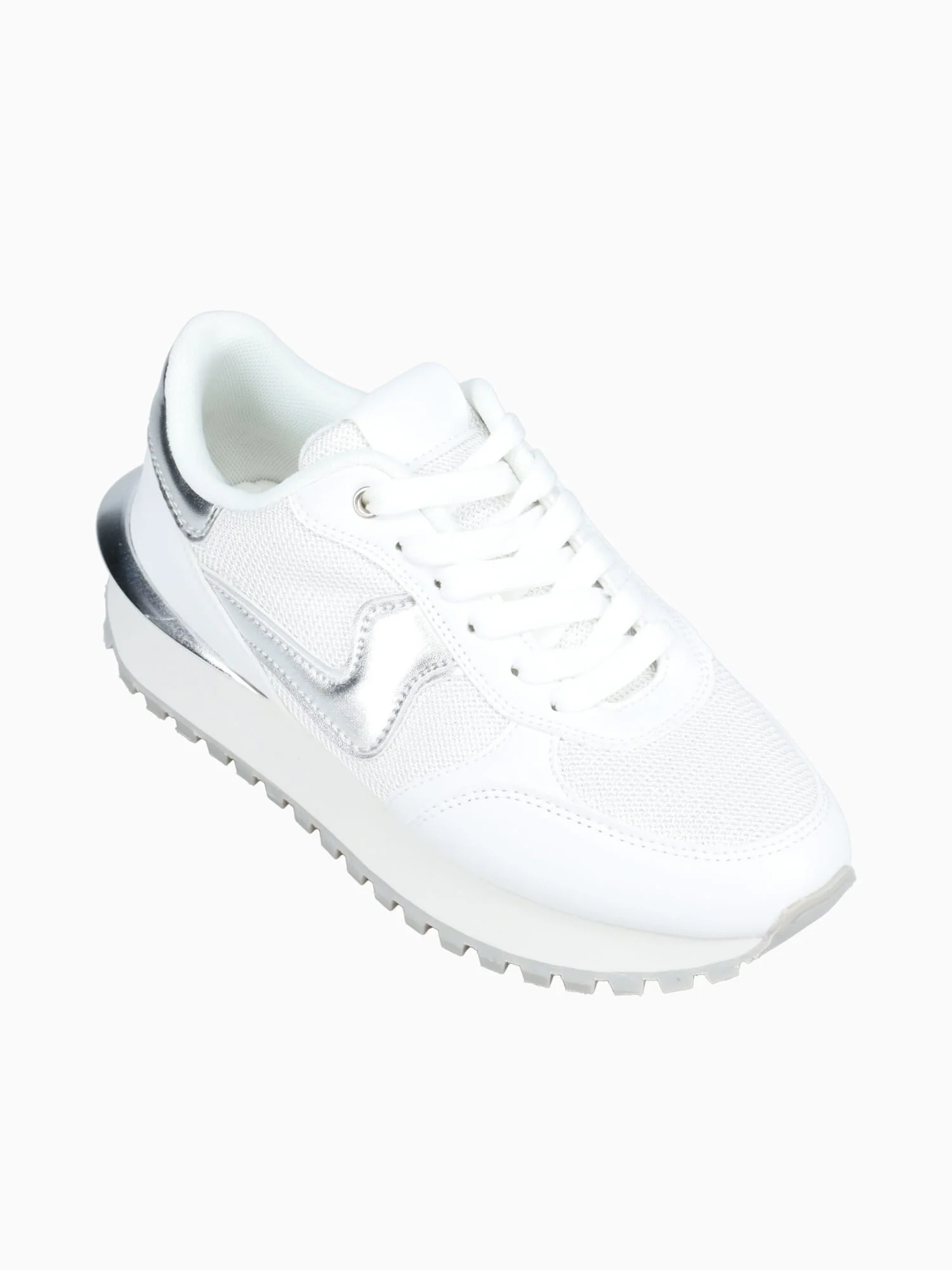 Danitza White Silver smooth textile - Image 5