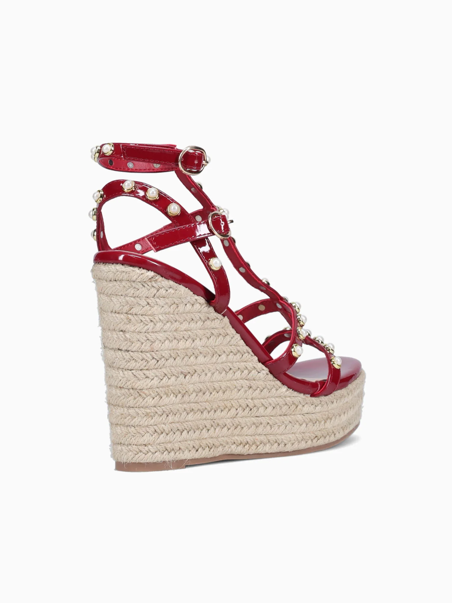Eliza Burgundy Patent - Image 6