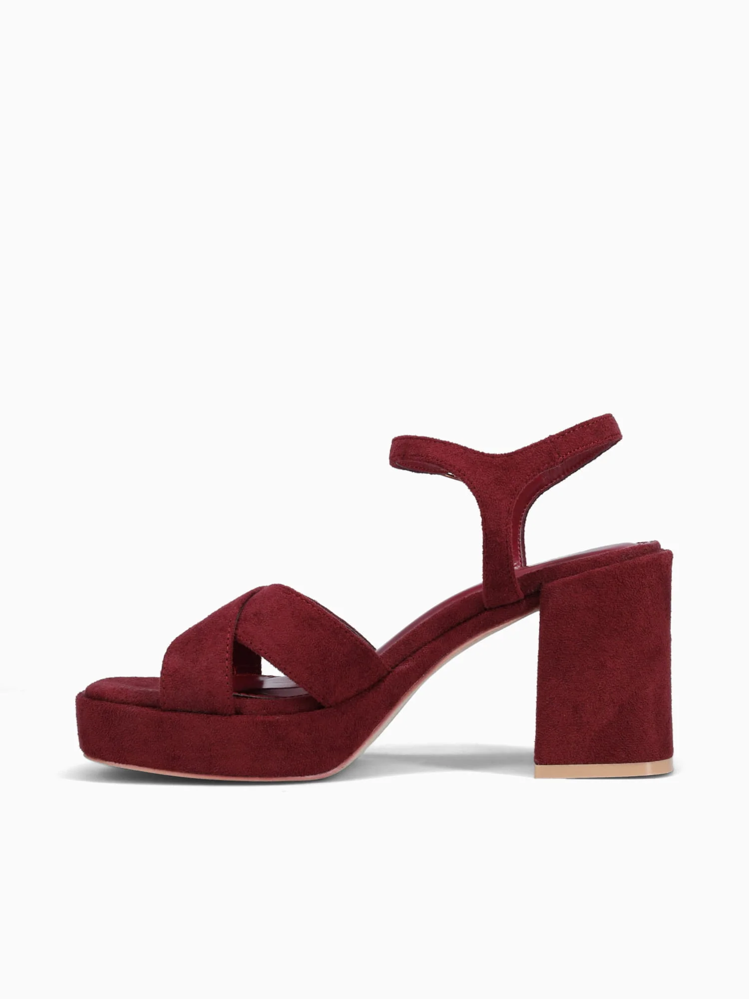 Elizabeth Burgundy Suede - Image 4