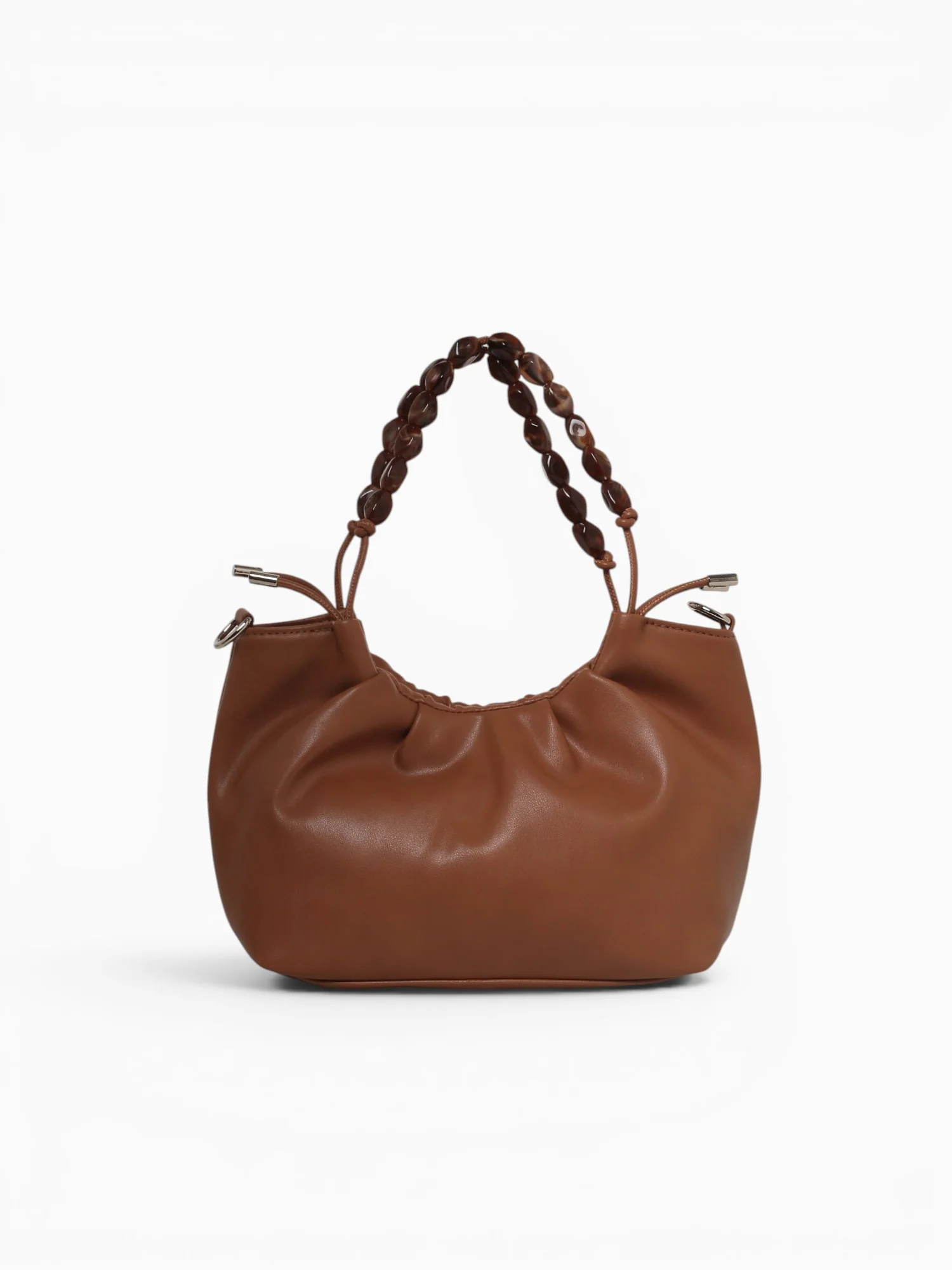 Fawn Top Handle Bag Brown
