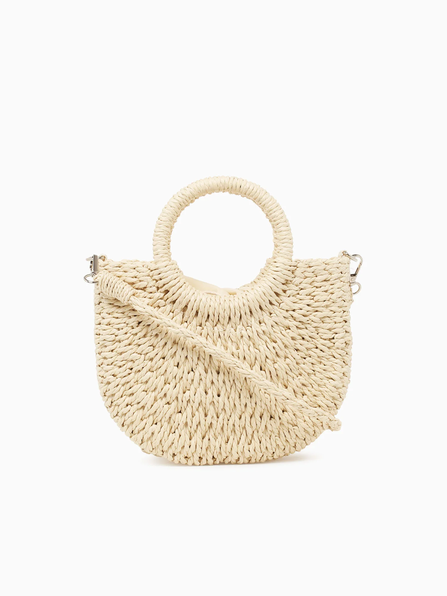 Fey Top Handle Silver Beige - Image 4