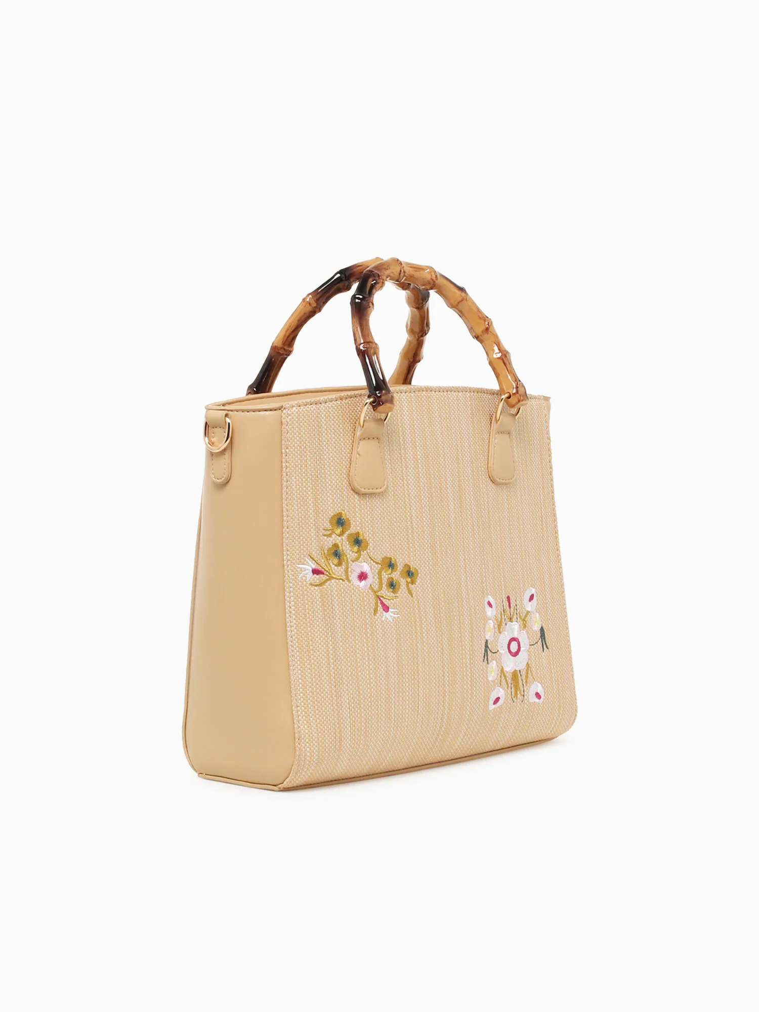 Flora Top Handle Beige - Image 2