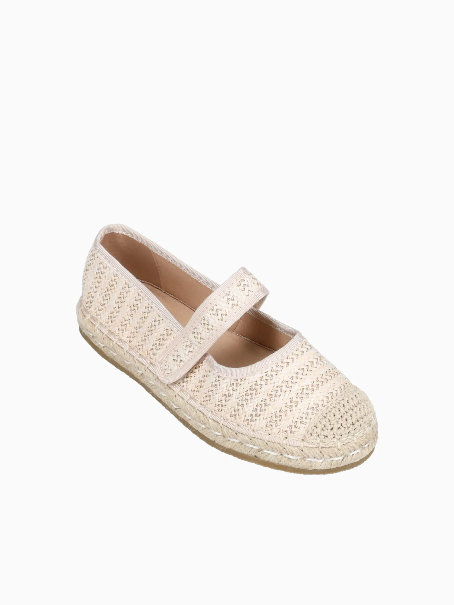 Samantha Beige Gold Smooth Raffia - Image 5