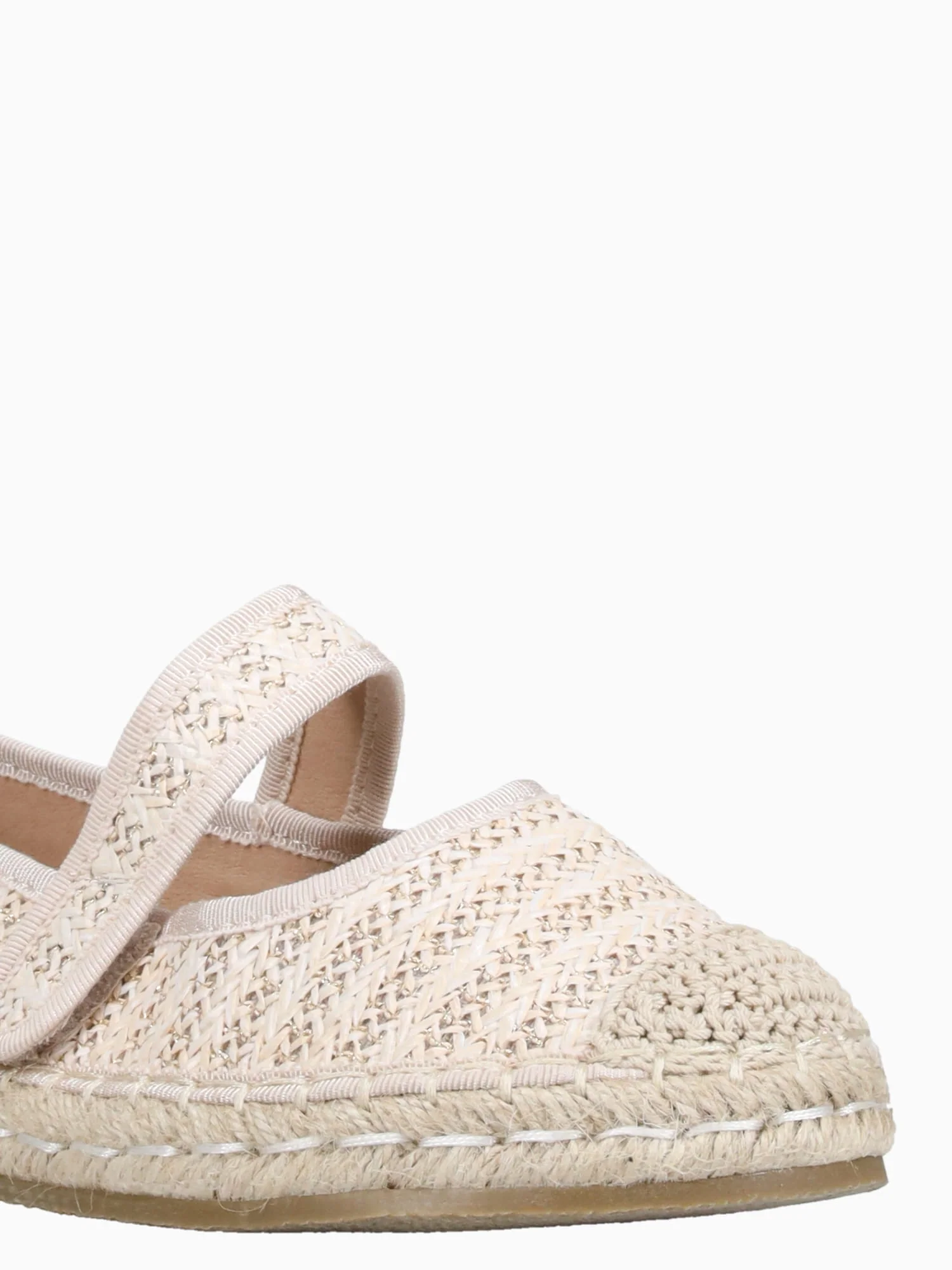 Samantha Beige Gold Smooth Raffia - Image 6