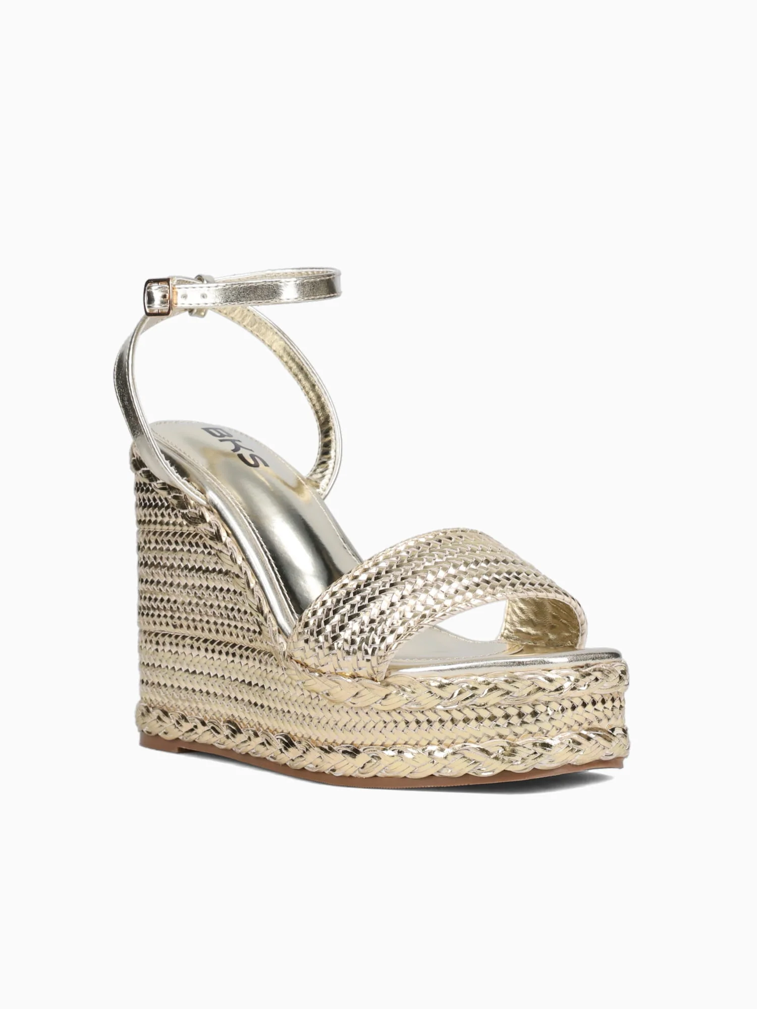 Katherine Gold Metallic Raffia - Image 2