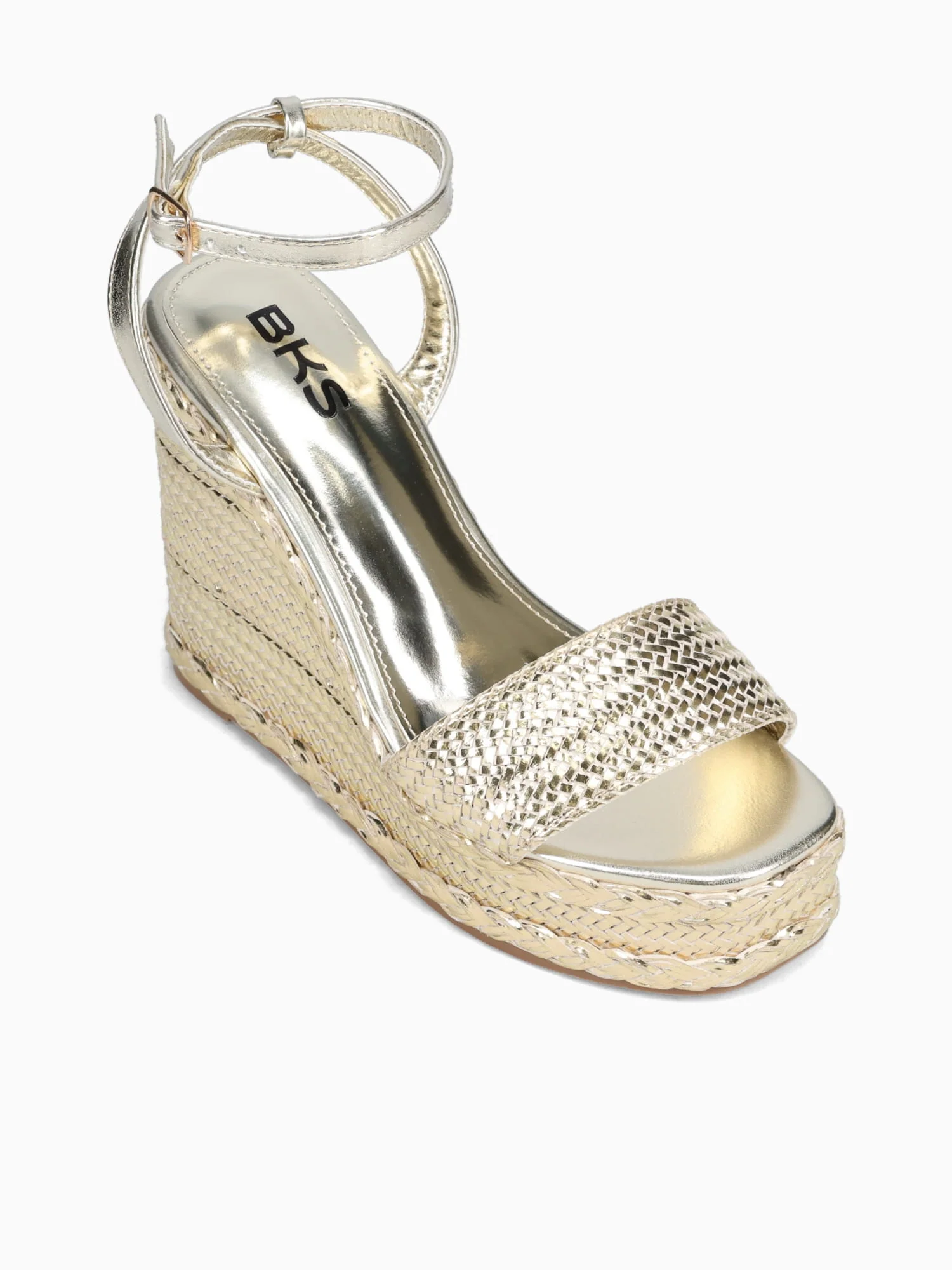Katherine Gold Metallic Raffia - Image 3