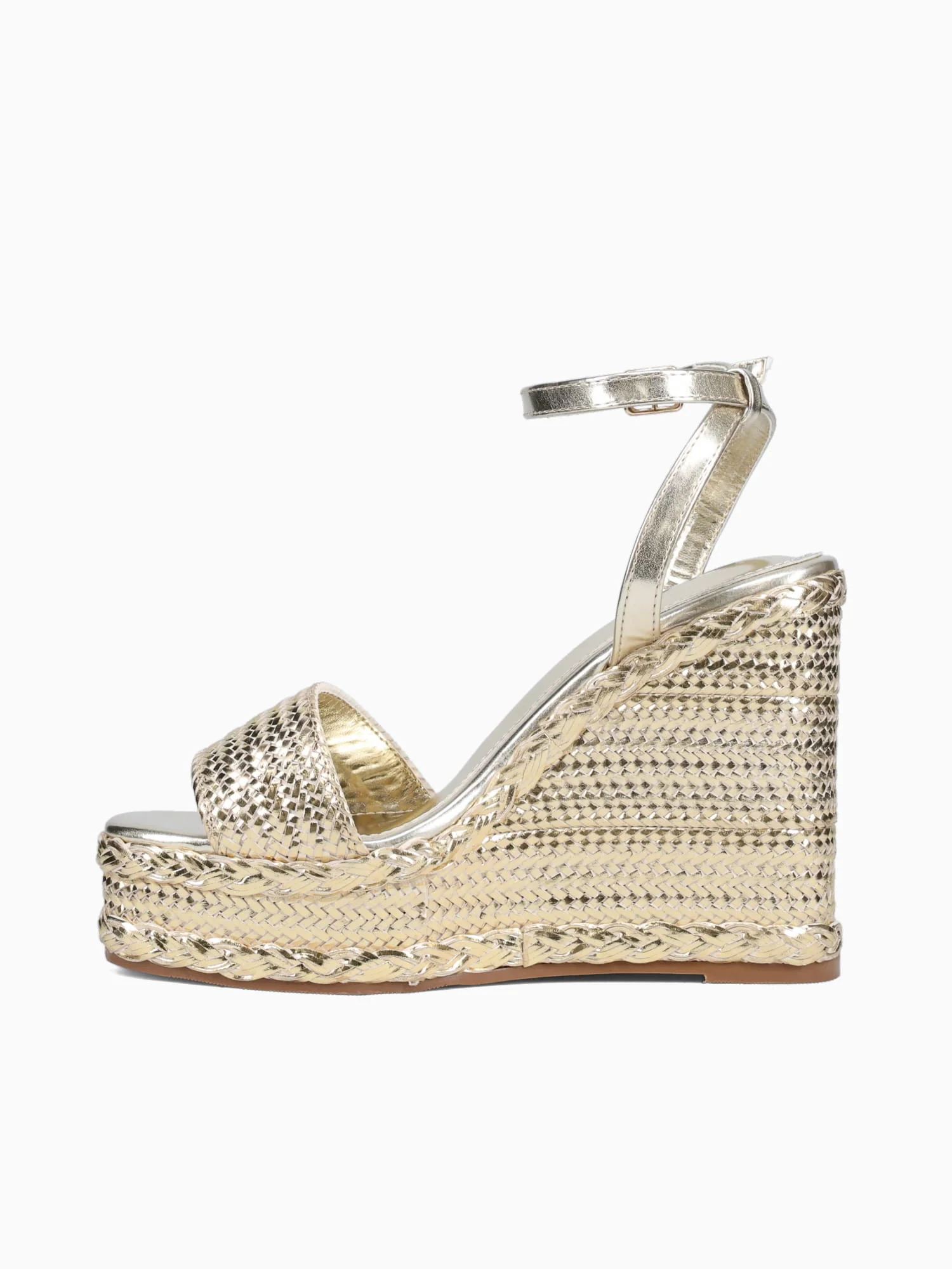 Katherine Gold Metallic Raffia - Image 4