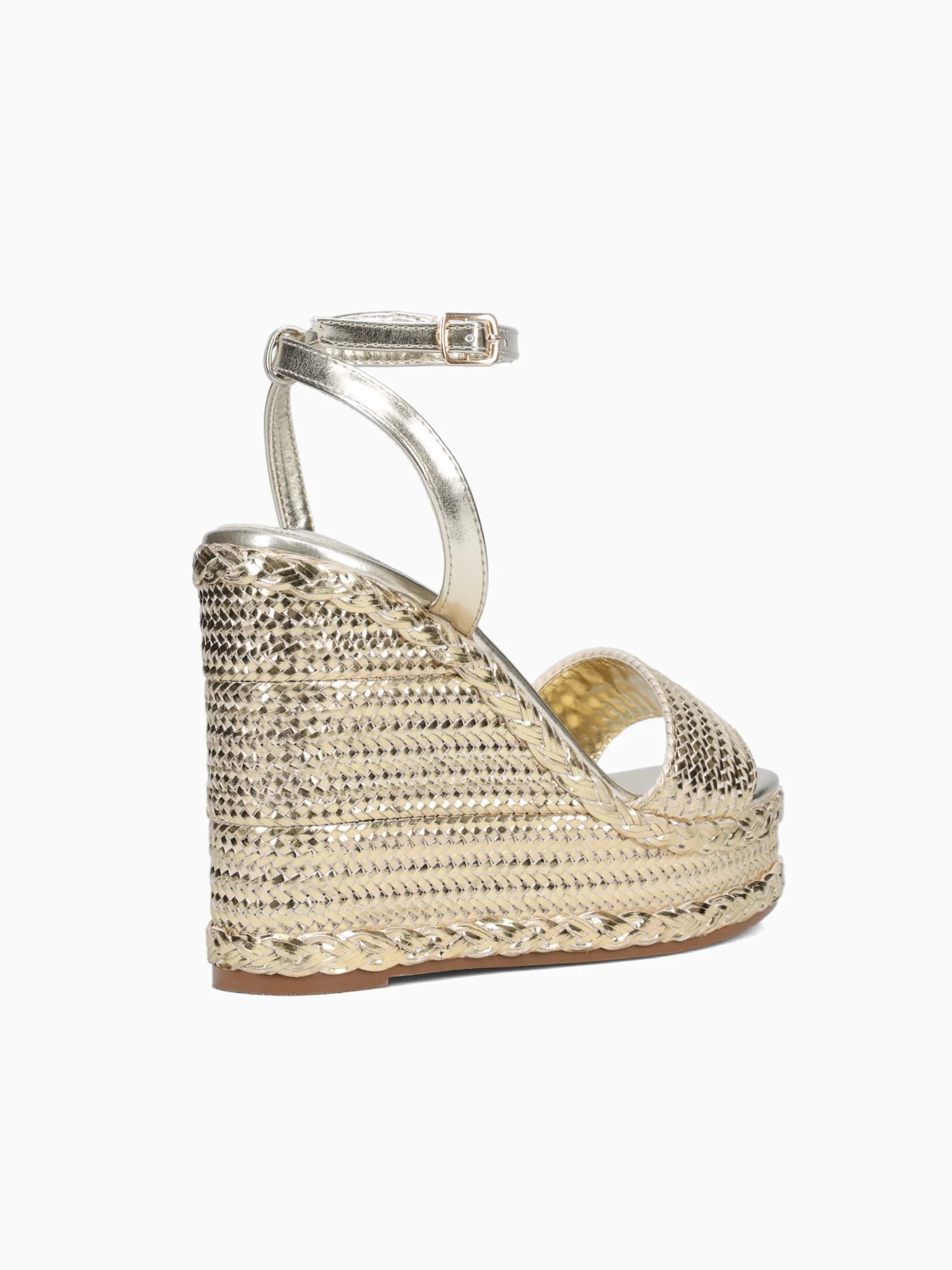 Katherine Gold Metallic Raffia - Image 5