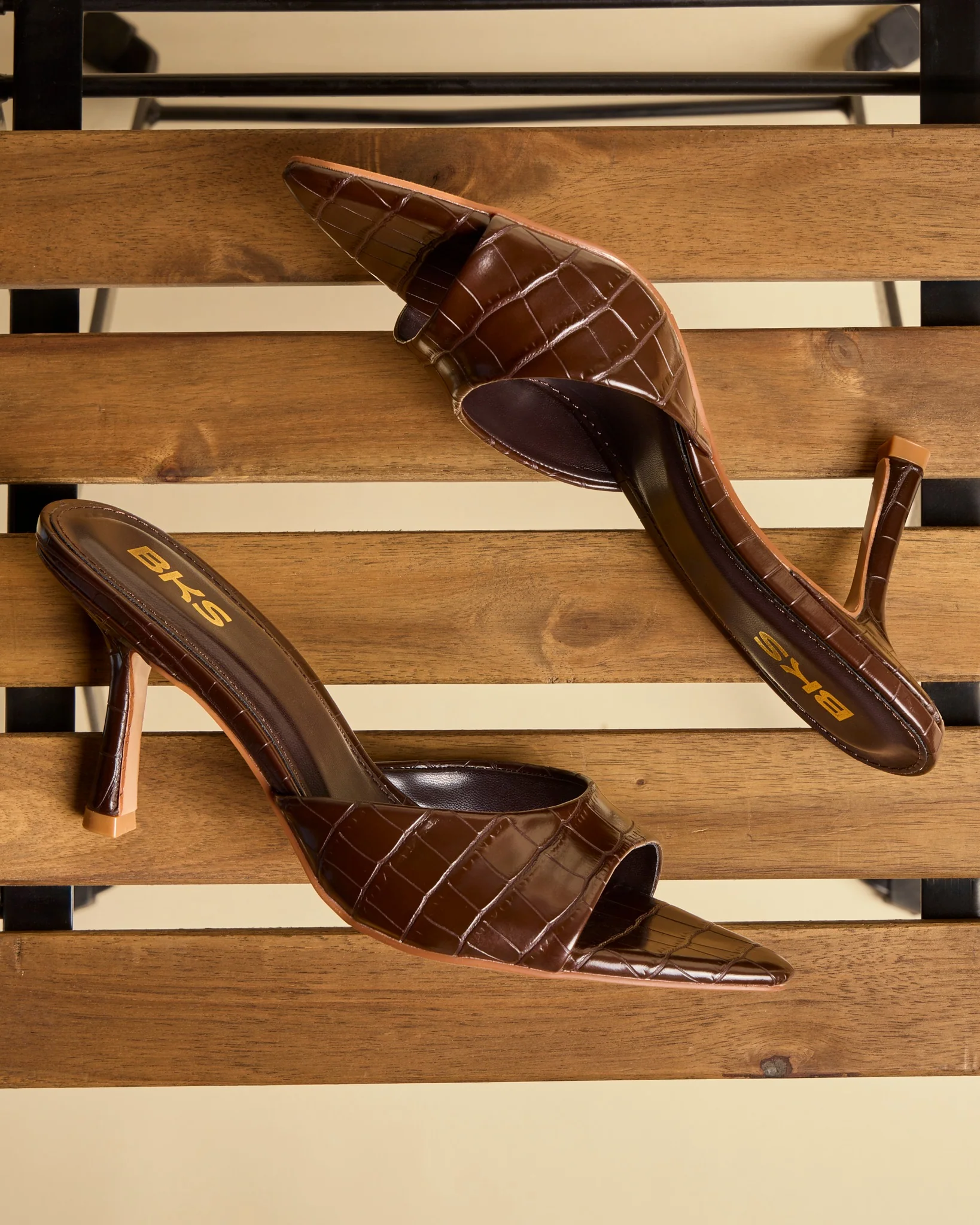 Katje Brown Croco - Image 3