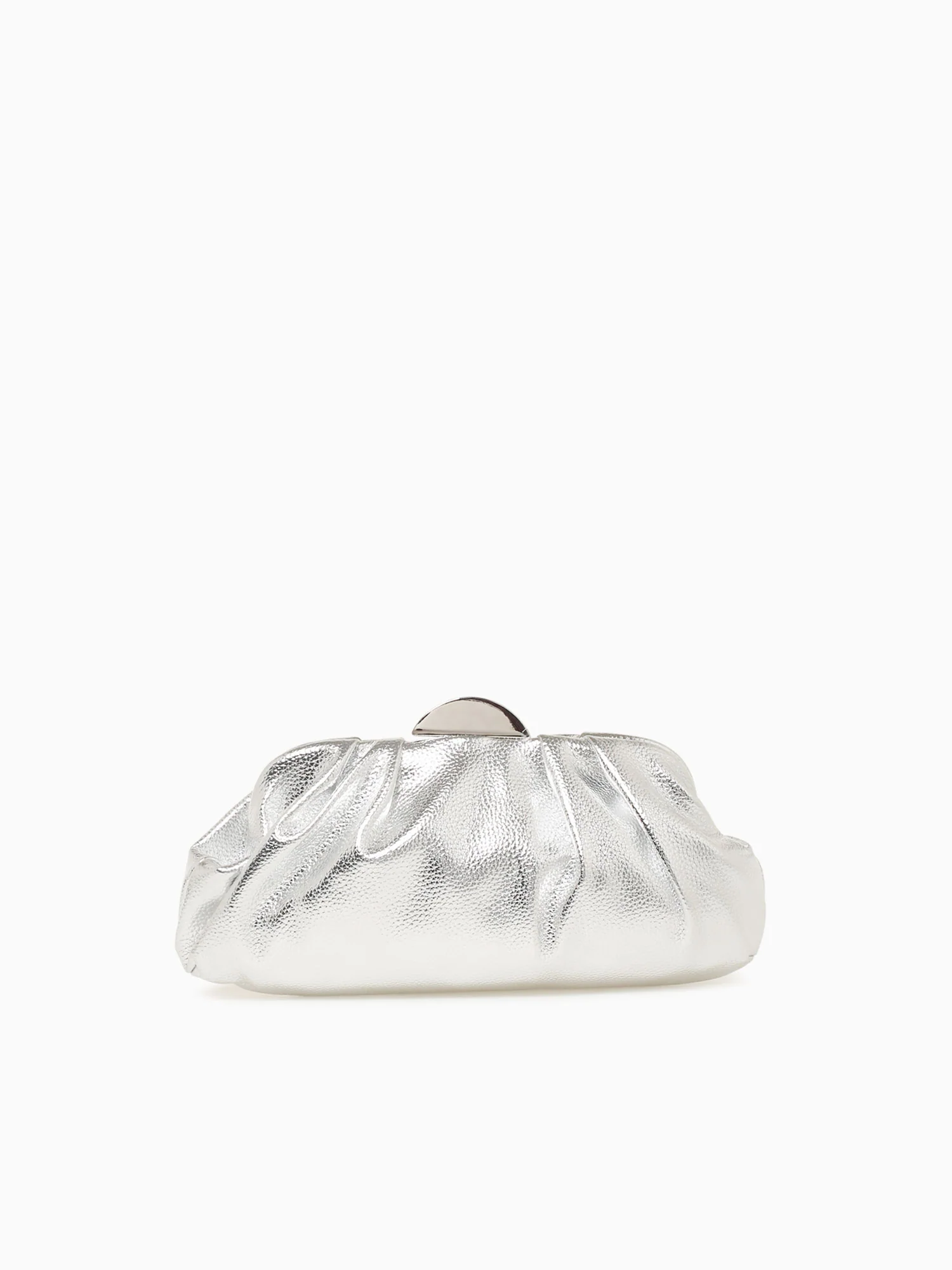 Kisslock Clutch Silver