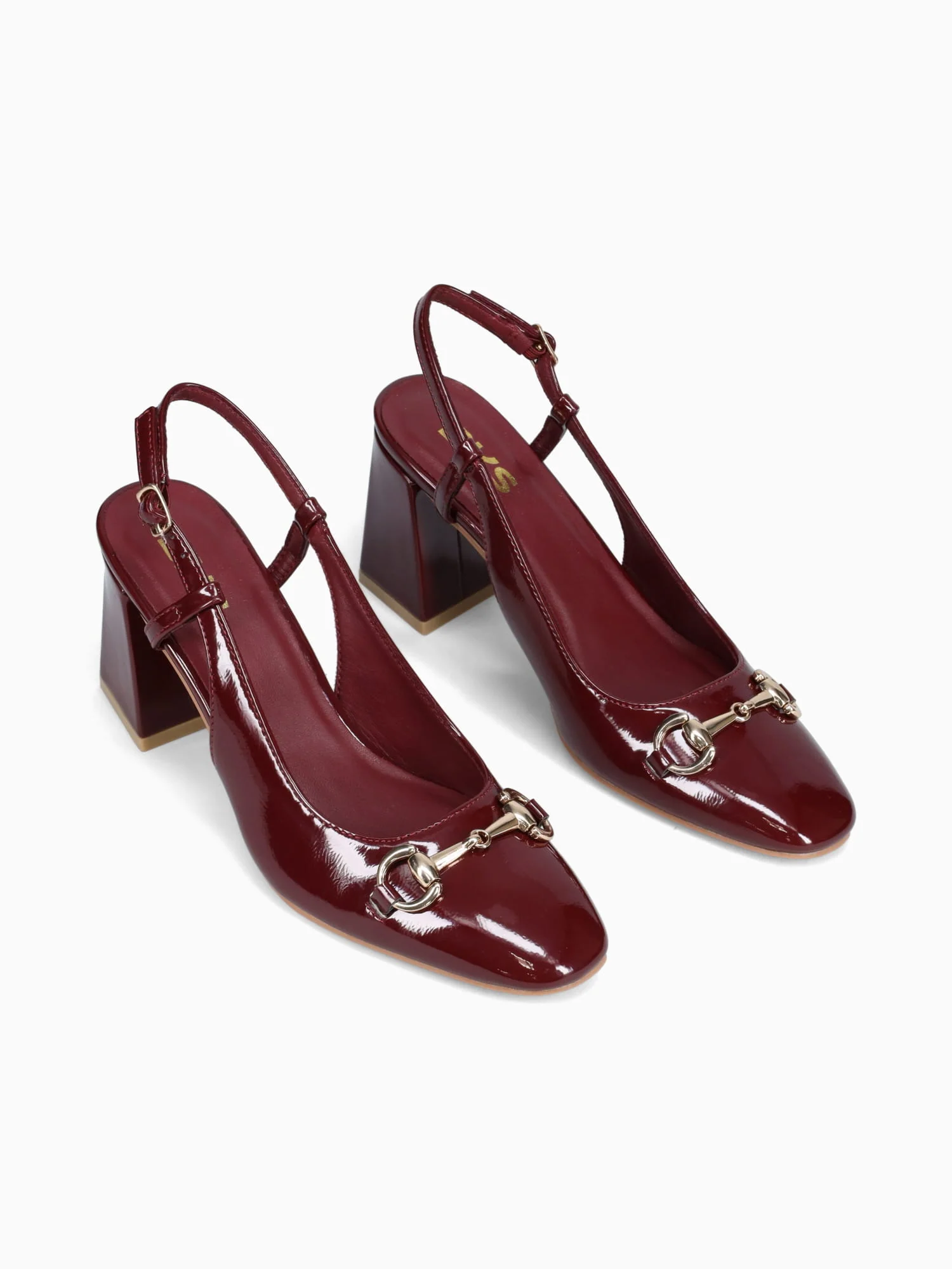 Mallory Burgundy  Patent - Image 3