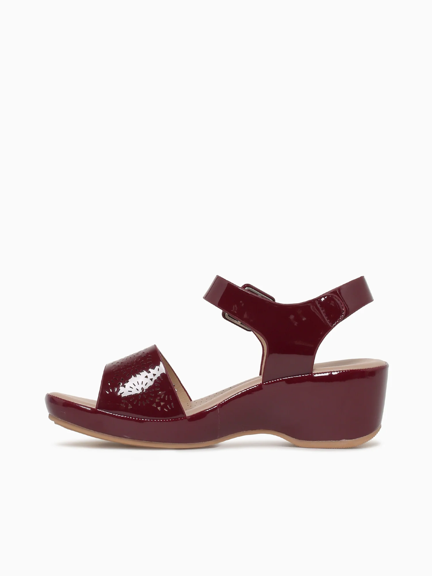 Nala Burgundy Patent - Image 3