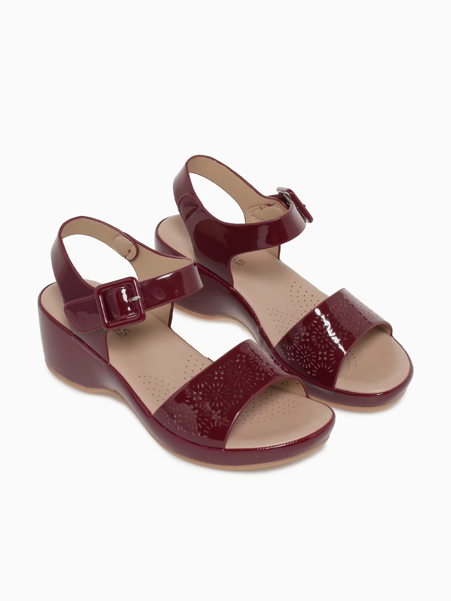 Nala Burgundy Patent - Image 5