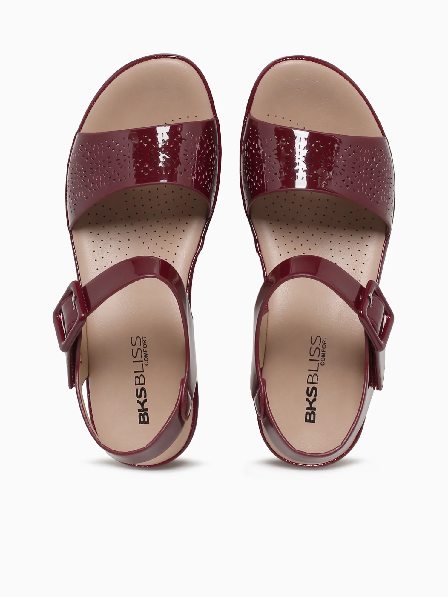 Nala Burgundy Patent - Image 7