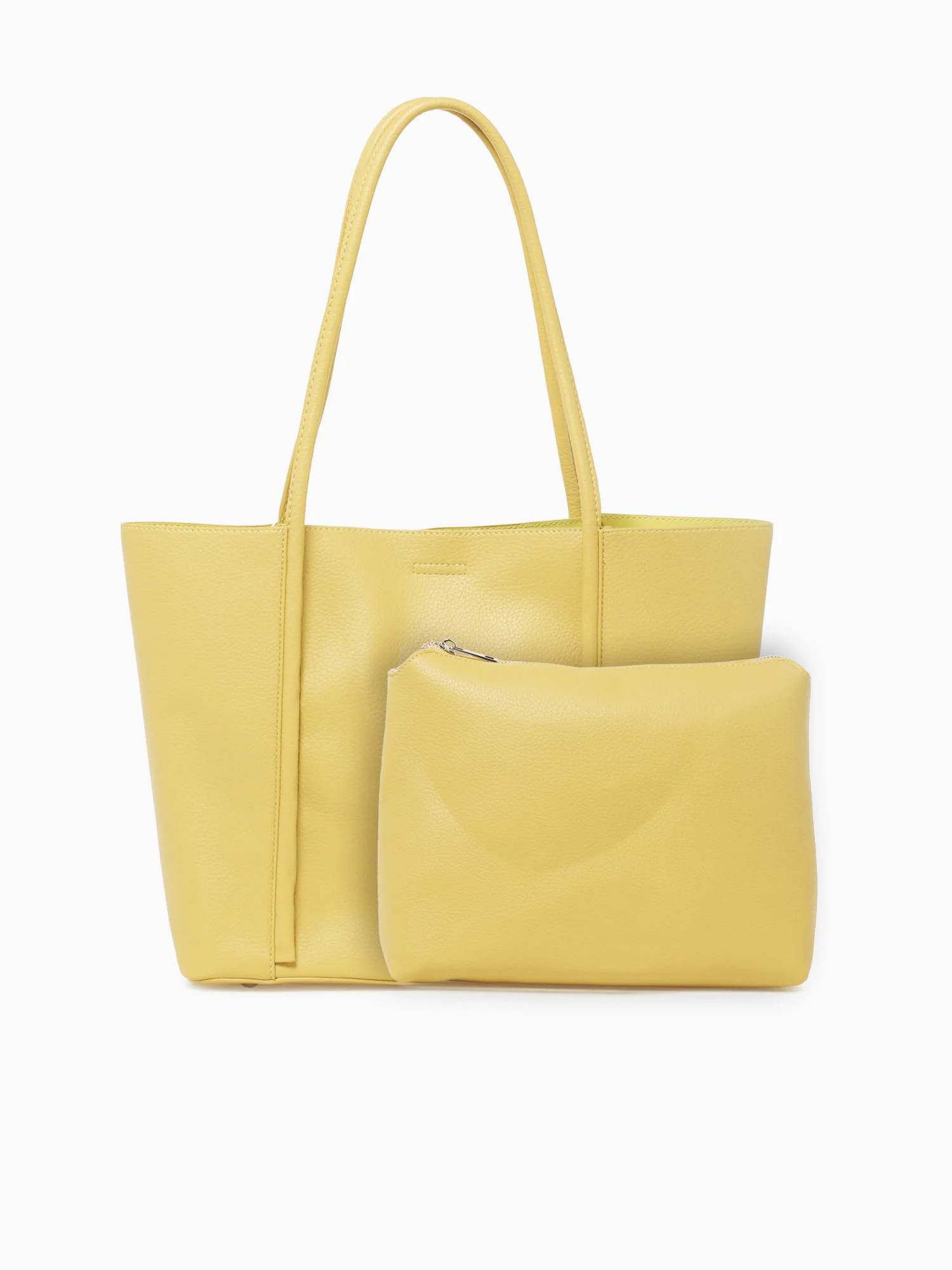 Pocket Tote Butter Yellow - Image 3