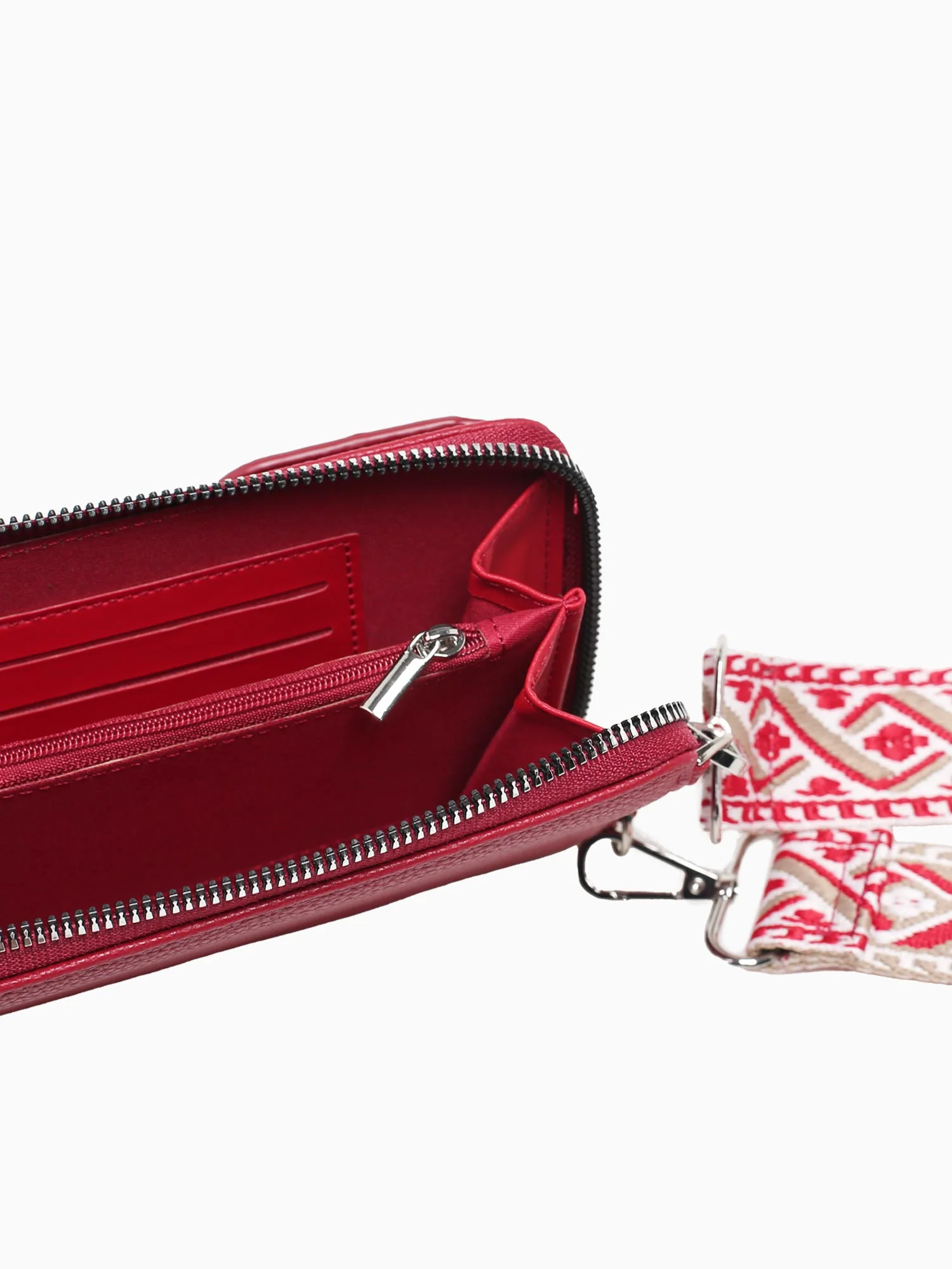 Rachel Wallet Crossbody Red - Image 4