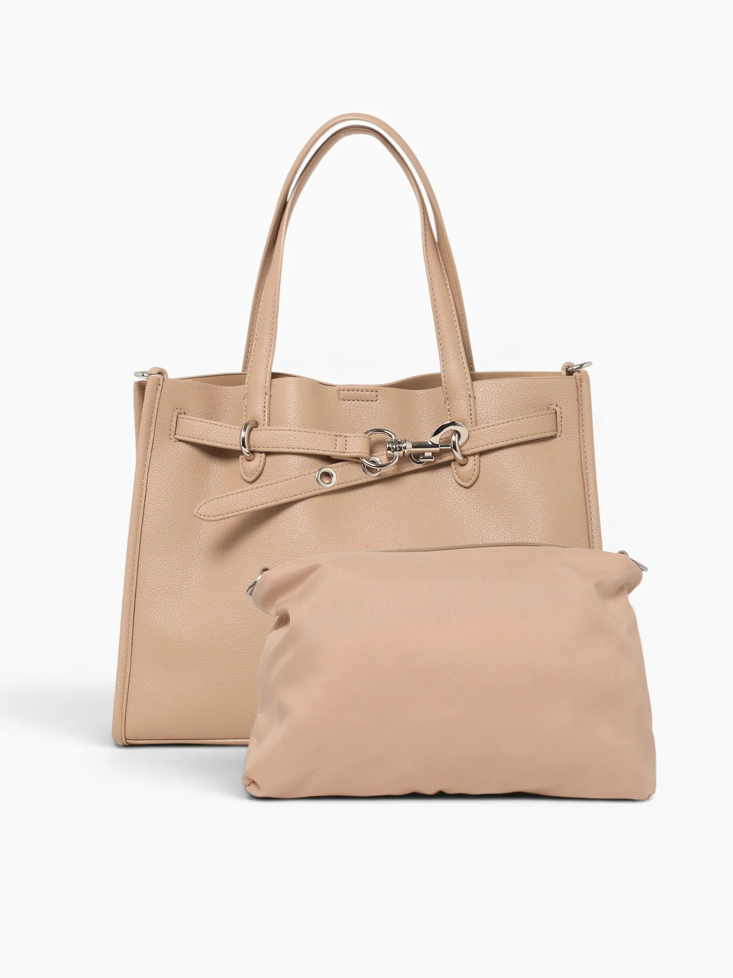 Rebecca Shoulder Bag Beige - Image 4
