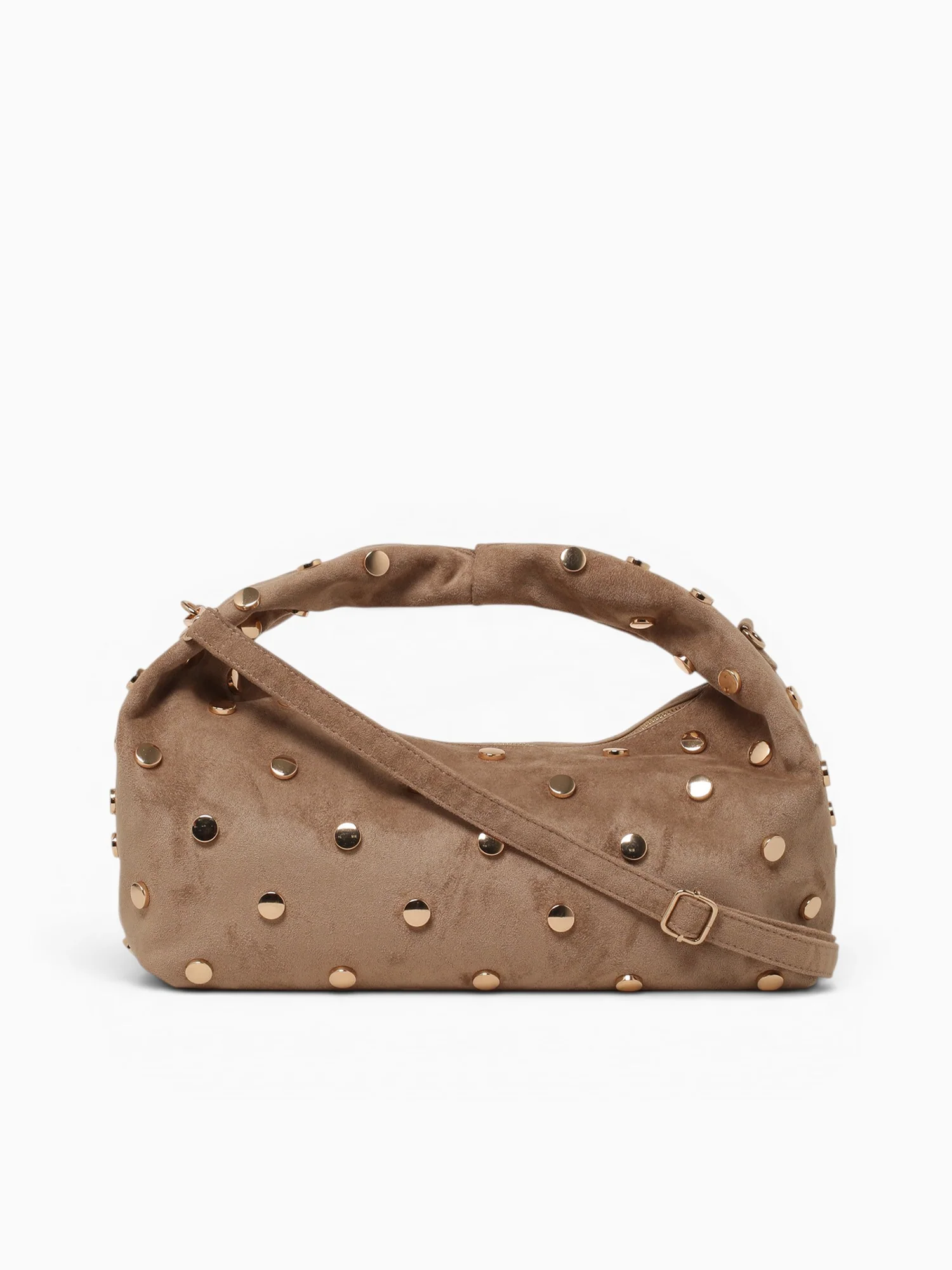 Rocker Shoulder Bag Taupe - Image 3