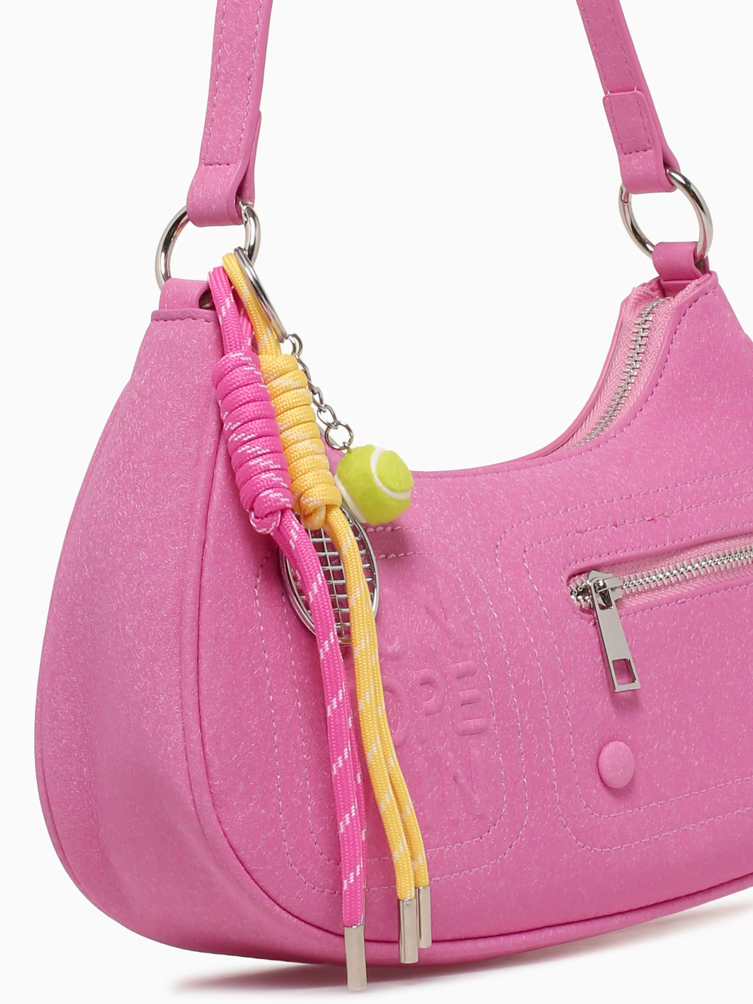 Tennis Shoulder Bag Pink - Image 3