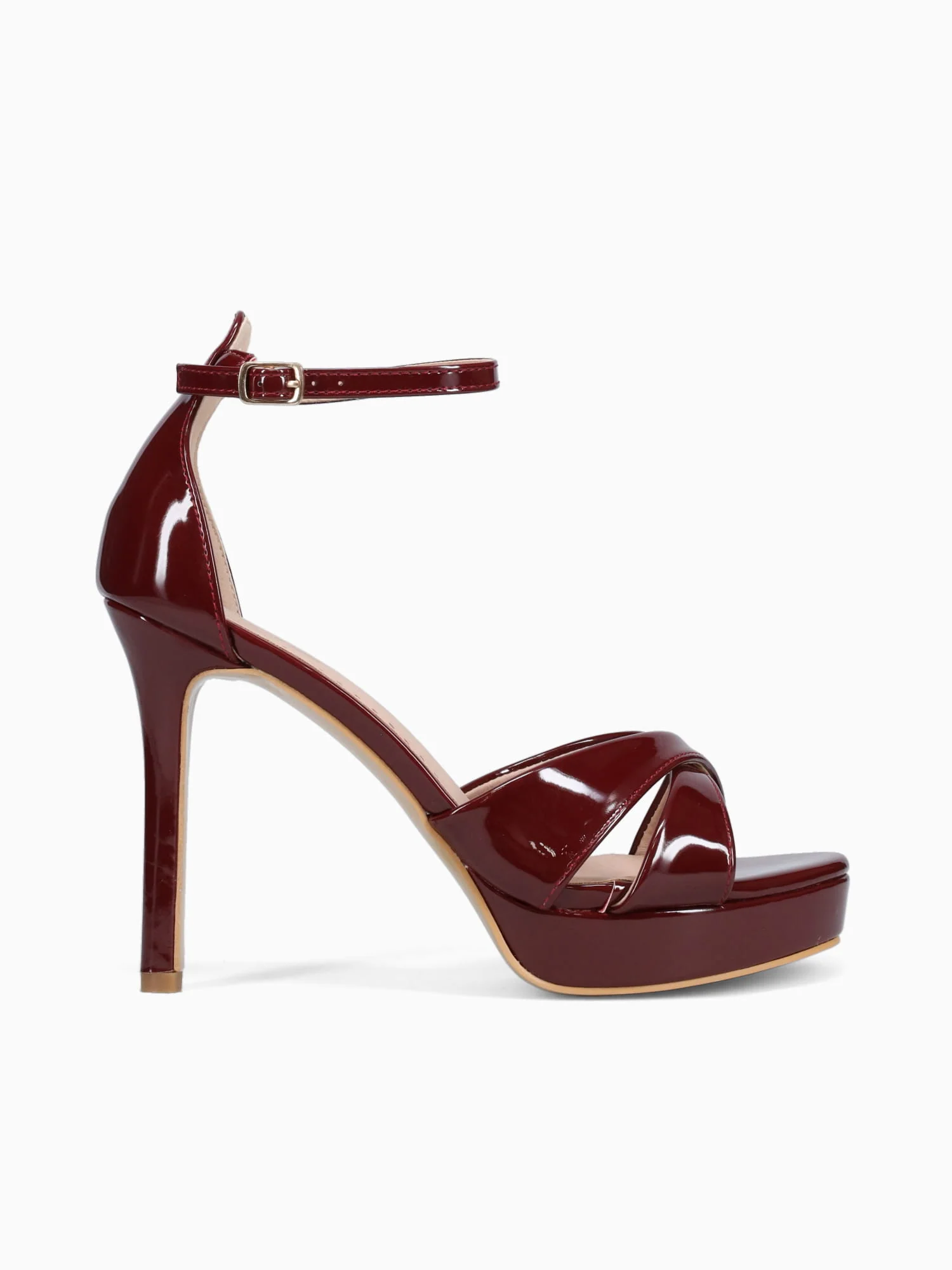 Terry Burgundy Patent