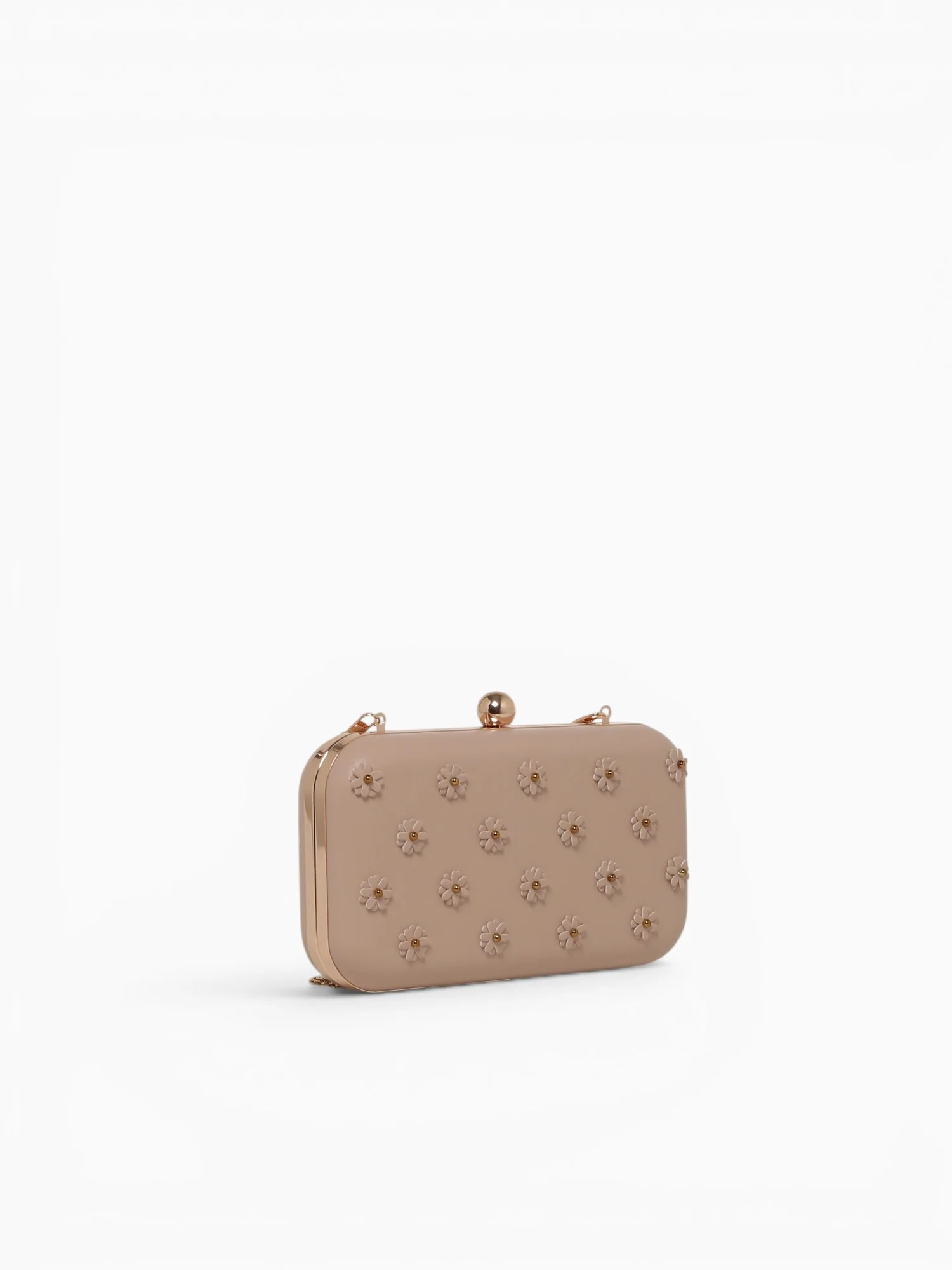 Tiana Clutch Bag Beige - Image 2