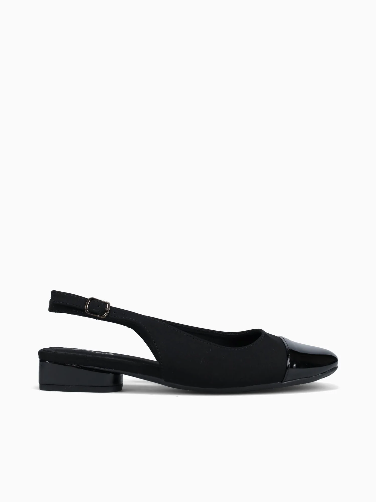 Anne Black black smooth patent