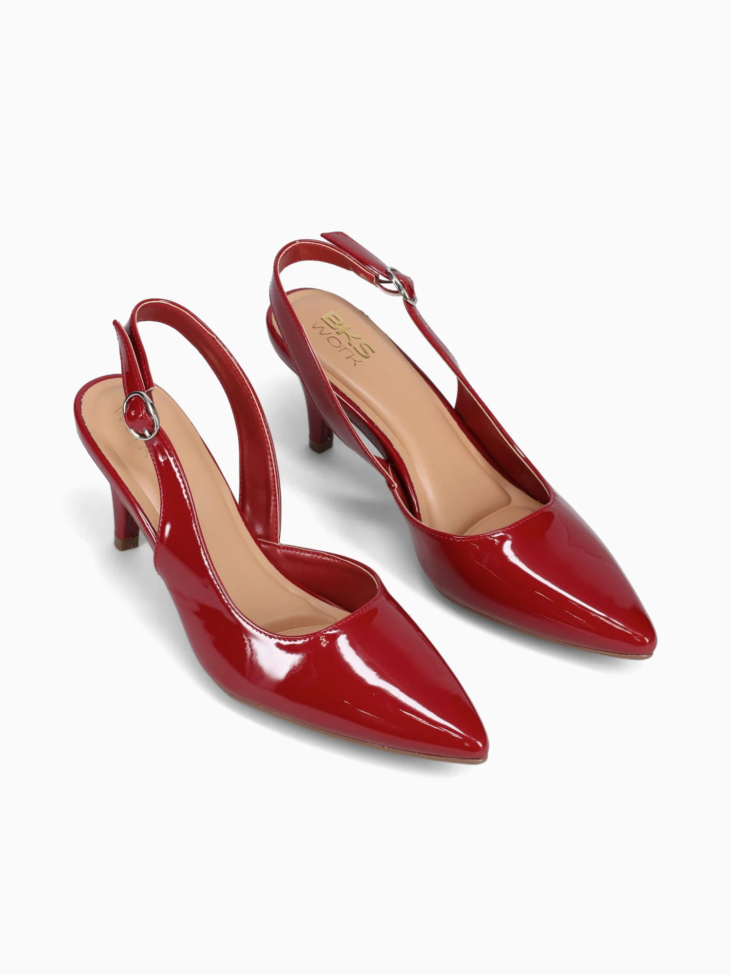 Claudette Burgundy Patent - Image 3