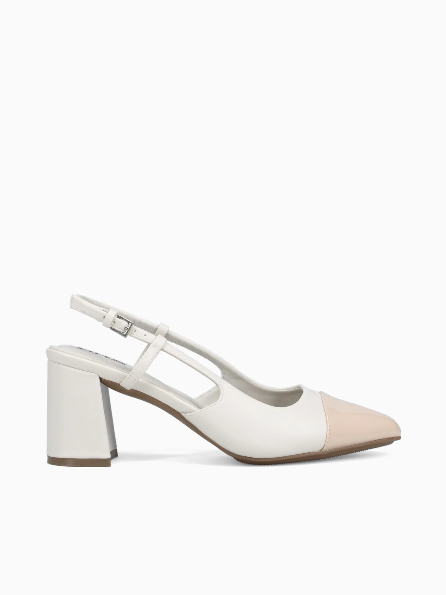 Finny Off White  tan smooth