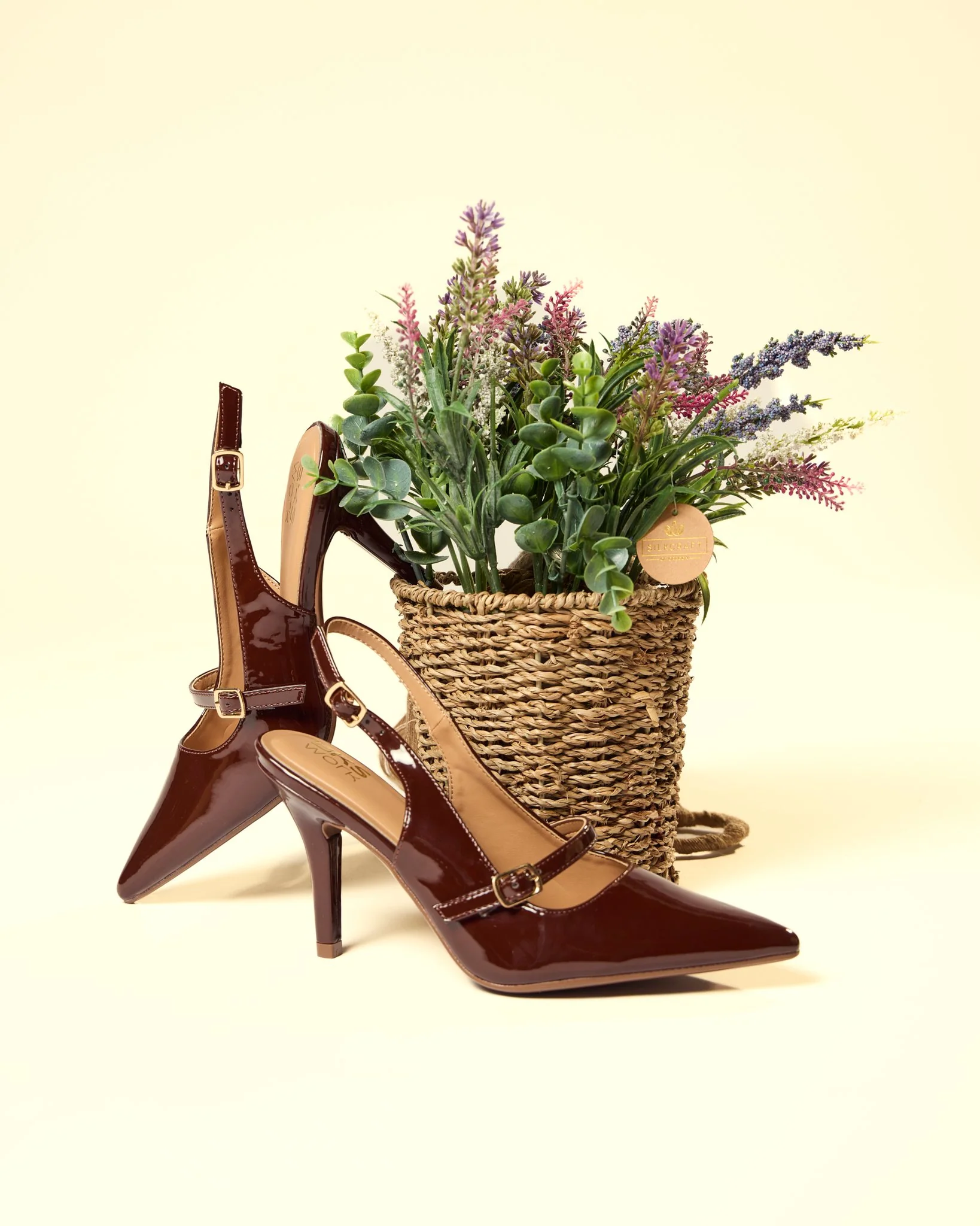Sicilia Dark Brown Patent - Image 3
