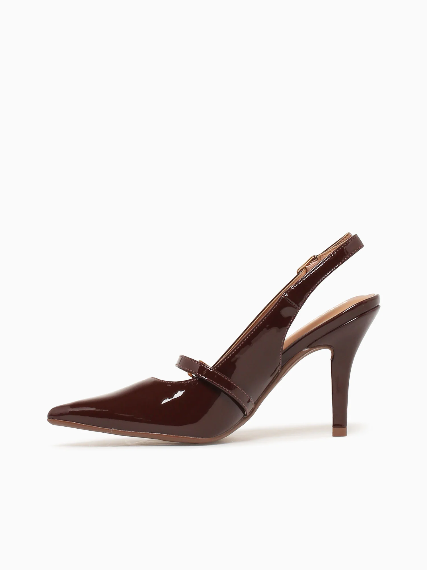 Sicilia Dark Brown Patent - Image 5