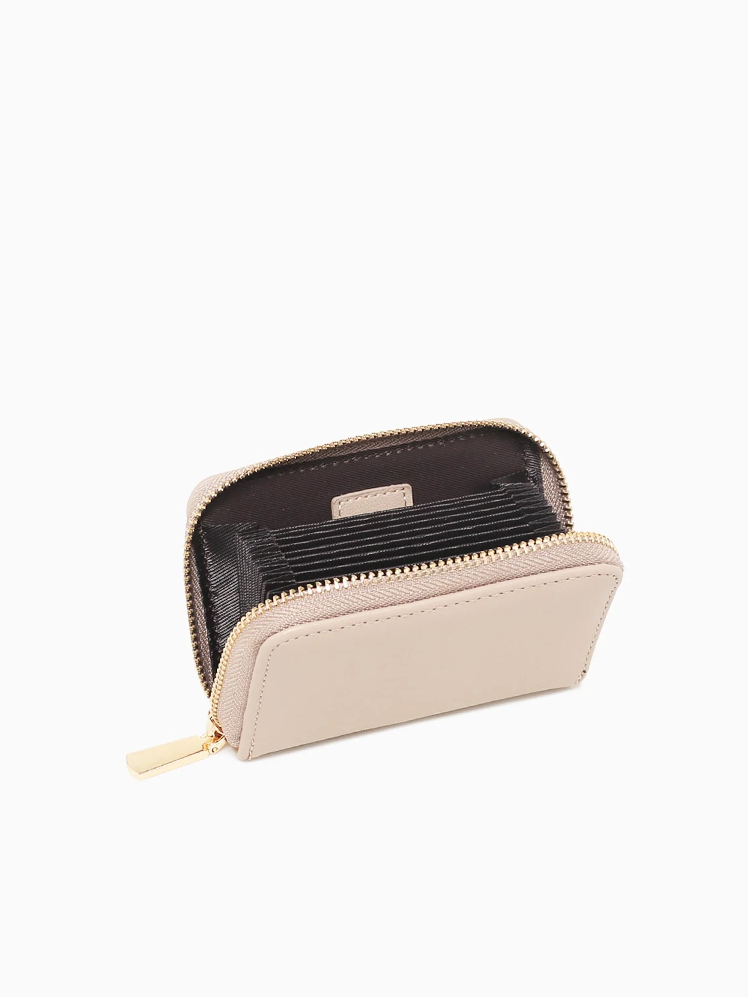Zipped Card Case Khaki - Image 3