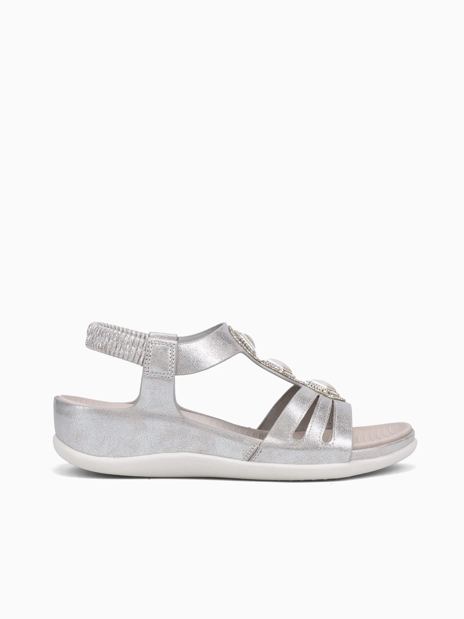 Alina Silver Metallic